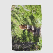 Serviette De Golf Famille d'ours brun (Devant)
