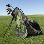 Serviette De Golf Famille d'ours brun (Vert)