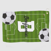 Serviette De Golf Fans européens de football (Horizontal)