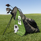 Serviette De Golf Fans européens de football (Vert)