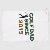 Serviette De Golf Father’s Day Golf Dad Since Year Design (Horizontal)