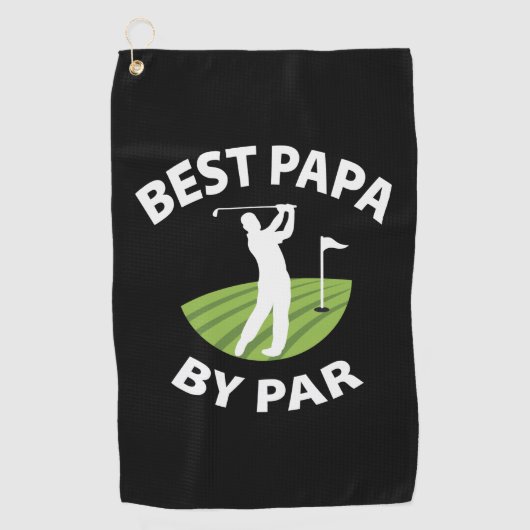 Serviette De Golf Father's Day Best Papa By Par (Devant)