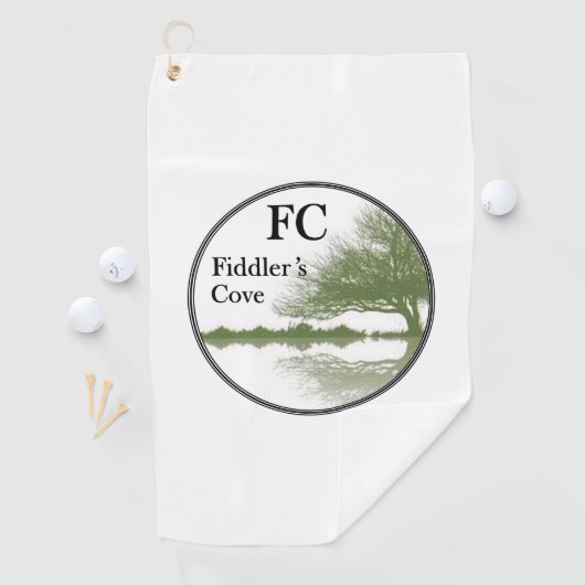 Serviette de golf FCPOA (En situation)
