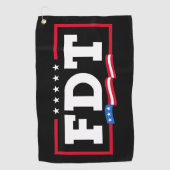 Serviette De Golf FDT Amusant anti-Trump No-Trump (Devant)
