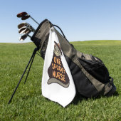 Serviette De Golf Feline Fun rencontre la magie Médicale - Une infir (Vert)