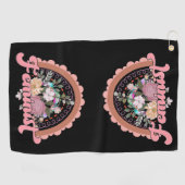 Serviette de golf féministe (Horizontal)