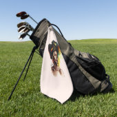 Serviette De Golf Femmes afro-américaines autonomes (2) (Vert)