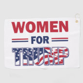 Serviette De Golf Femmes Pour Trump (Horizontal)
