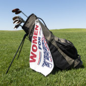 Serviette De Golf Femmes Pour Trump (Vert)