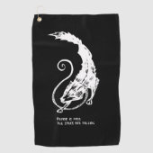 Serviette De Golf Fenrir Fenris est un chien libre virevoltant la my (Devant)