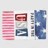 Serviette De Golf Fête aux Etats-Unis (Horizontal)