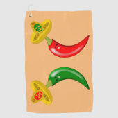 Serviette De Golf Fête des Mexicains Morts (Devant)
