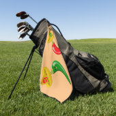 Serviette De Golf Fête des Mexicains Morts (Vert)