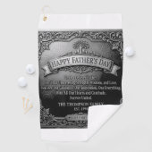 Serviette De Golf Fête des Pères (En situation)