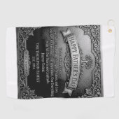 Serviette De Golf Fête des Pères (Horizontal)
