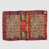 Serviette de golf fête des pères (Horizontal)