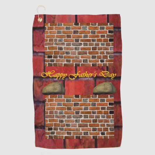 Serviette de golf fête des pères (Devant)