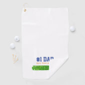 Serviette De Golf Fête des pères #1 DAD Kids Noms Grass Fun (En situation)