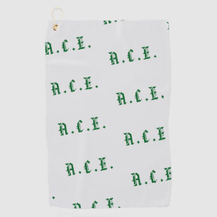 Serviette De Golf Fête des Pères Scramble Golf Papa Monogramme Old E