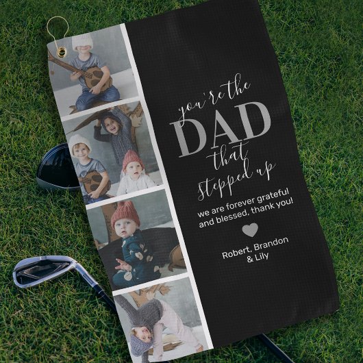 Serviette De Golf Fête des pères Step papa Photo Golf Towel