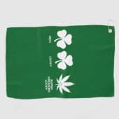 Serviette De Golf Fête drôle de la Saint-Patrick pour les gars (Horizontal)
