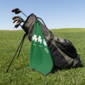 Serviette De Golf Fête drôle de la Saint-Patrick pour les gars (Vert)