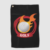 Serviette De Golf Feu (Devant)