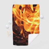 Serviette De Golf Feu (En situation)