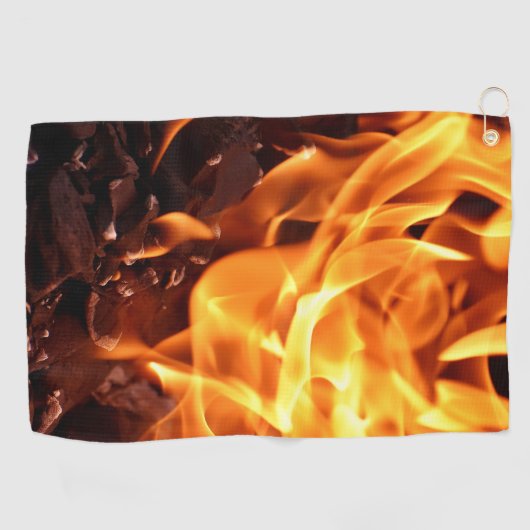 Serviette De Golf Feu (Horizontal)
