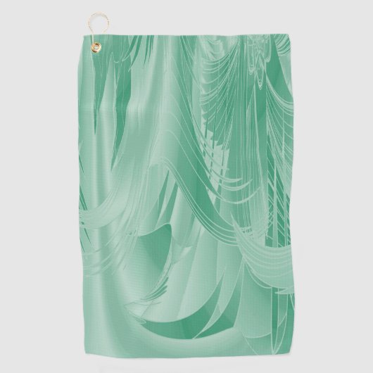 Serviette De Golf Feuillage vert à la menthe (Devant)
