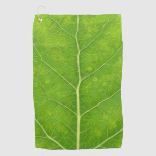 Serviette De Golf Feuille d'Aspen vert #11