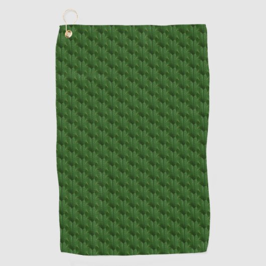 Serviette De Golf Feuille verte Holly (Devant)