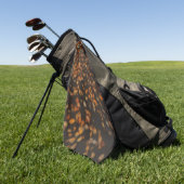 Serviette De Golf feuilles d'automne (Vert)