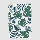 Serviette De Golf Feuilles tropicaux (Devant)
