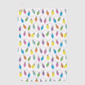 Serviette De Golf Feux de Noël (Devant)