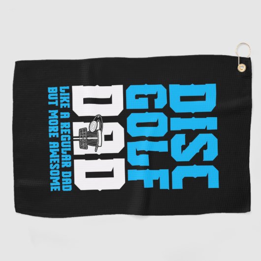 Serviette De Golf Fier Disk Golf Papa (Horizontal)