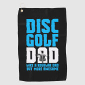 Serviette De Golf Fier Disk Golf Papa (Devant)