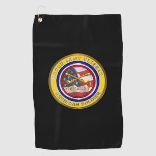 Serviette De Golf Fier soldat de cavalerie de l'Armée de terre
