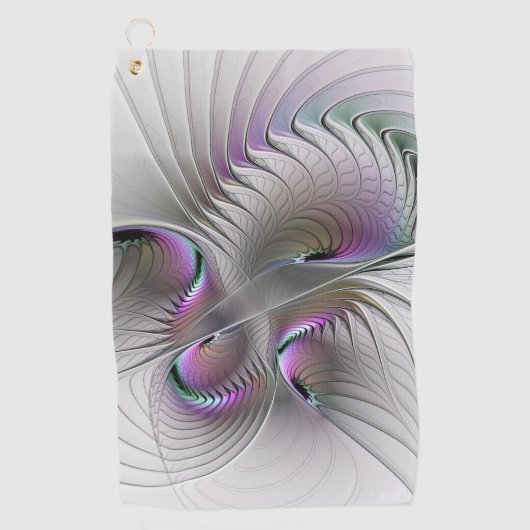 Serviette De Golf Figure de fantaisie abstraite moderne timide Art f (Devant)