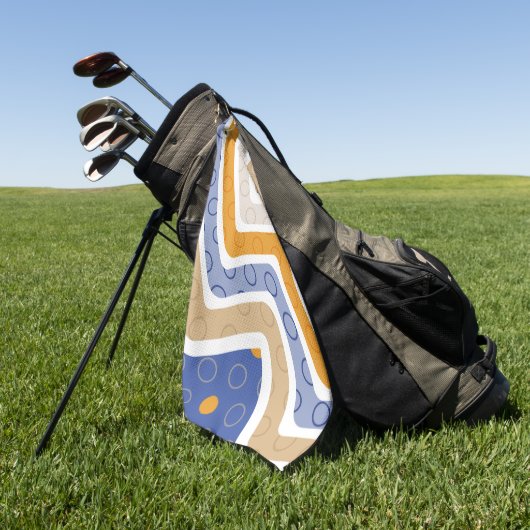 Serviette De Golf Figures géométriques 6 (Vert)