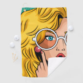 Serviette De Golf Fille #1 (En situation)