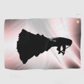 Serviette De Golf Fille Gitane Joue du Violon (Horizontal)