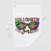 Serviette De Golf Fille Halloween (En situation)