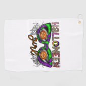 Serviette De Golf Fille Halloween (Horizontal)