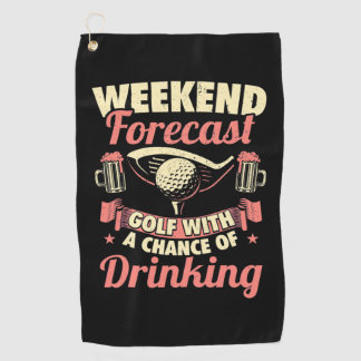 Serviette De Golf Fin De Semaine Prévision Golf Avec Une Chance De B