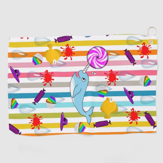 Serviette De Golf Fish Narwhal Golf Towne (Horizontal)