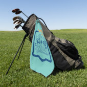 Serviette De Golf Fisher Art Men And Fish Are A Like (Vert)