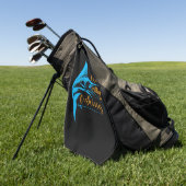 Serviette De Golf Fisher I Would Rather Be Fishing (Vert)