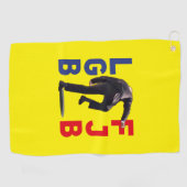Serviette De Golf FJB LTGB Let's Go Brandon drôle anti Biden fall (Horizontal)