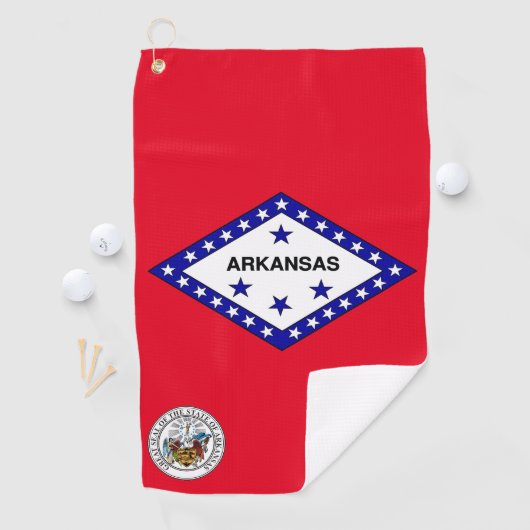 Serviette De Golf Flag de l'Arkansas (En situation)
